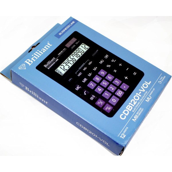 Калькулятор "Brilliant" №CDB1201-VOL (12-розряд.)(20)