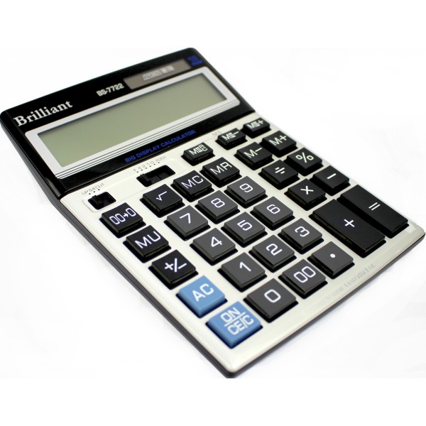 Калькулятор "Brilliant" №BS-7722 (12-розряд.)(10)