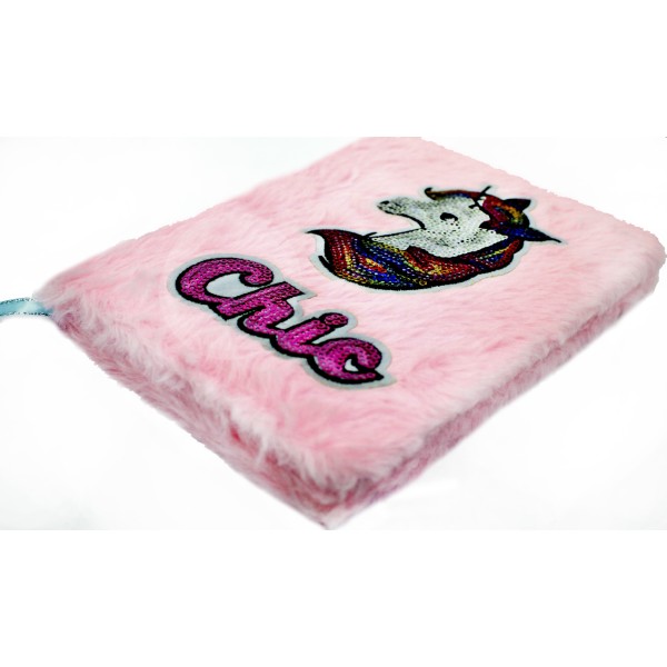 Блокнот А5 64арк. лін. "Єдиноріг" пухнастий №21903-2(24)