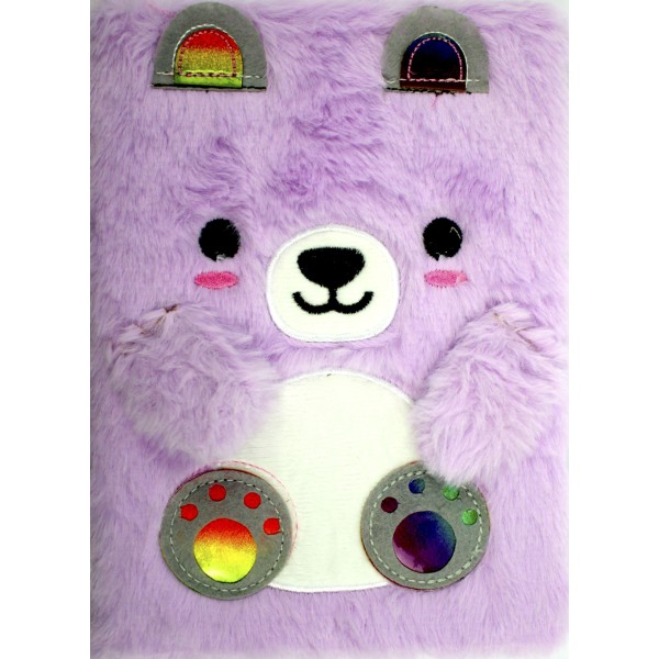 Блокнот А5 64арк. "Bear" пухнастий №MRB2339-2(60)(120)