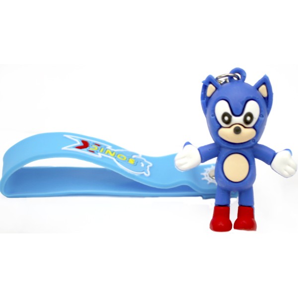 Брелок "Герої гри Соннік" зі стрічкою гумовий №BT-3214(12)