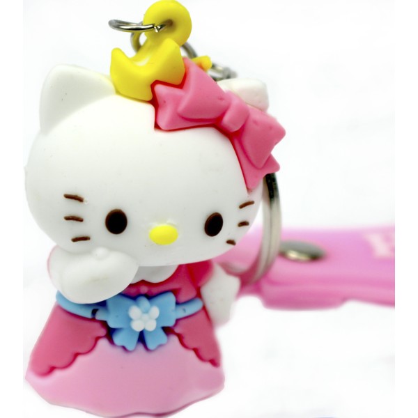 Брелок "Кітті" зі стрічкою гумовий №3318(12)