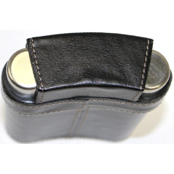 Набір подар. з флягою, 3чарки в шкірі №BZ-9