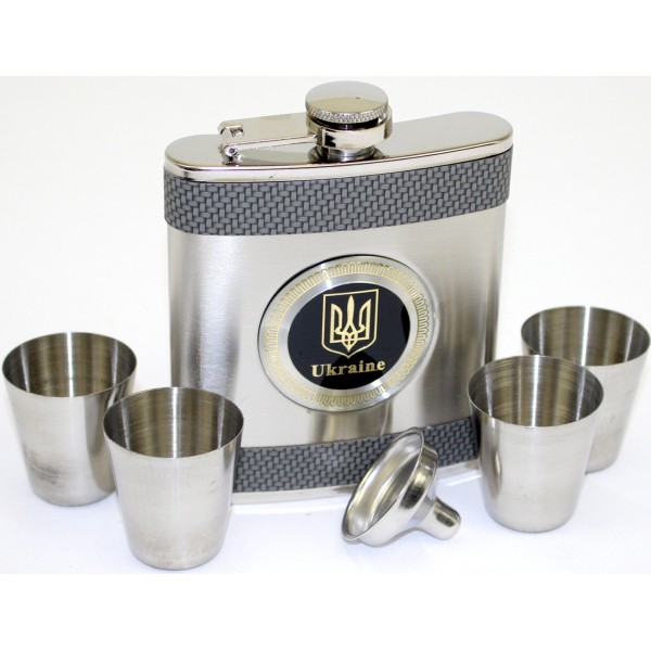 Набір подар. з флягою,чарки №QK-20-3
