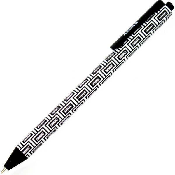 Ручка авт. кульк. "Axent" №AB1092-05-A Deco 0,5мм синя(24)(288)