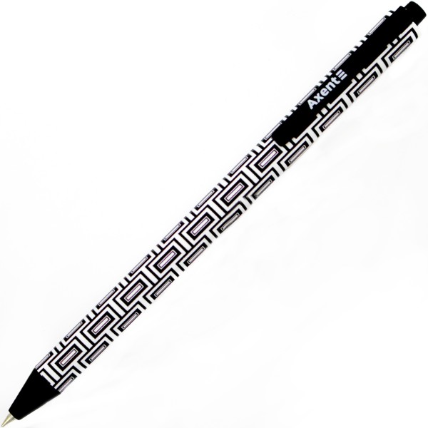 Ручка авт. кульк. "Axent" №AB1092-05-A Deco 0,5мм синя(24)(288)