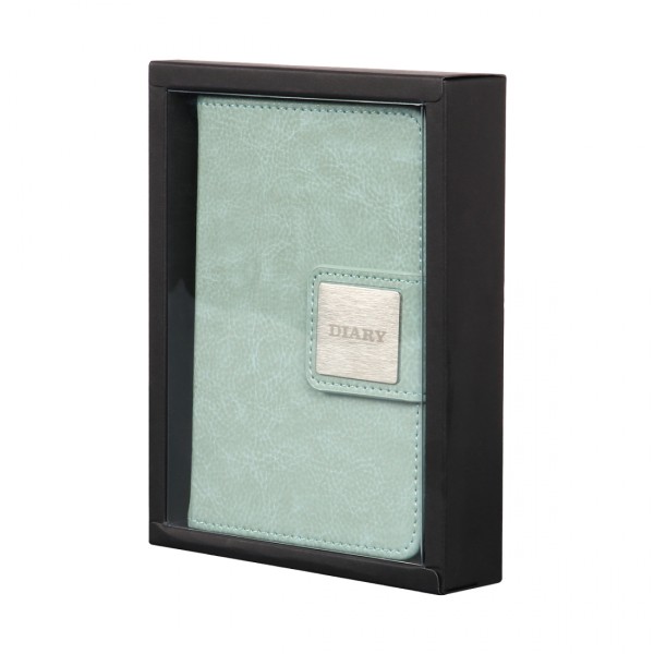 Щоден. А6 "Leo Planner" недат. 160арк. Chiara світло-бірюзовий тв. обкл. №252710