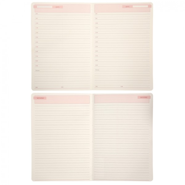 Щоден. А6 "Leo Planner" недат. 160арк. Vibe темно-бірюзовий тв. обкл. №252709