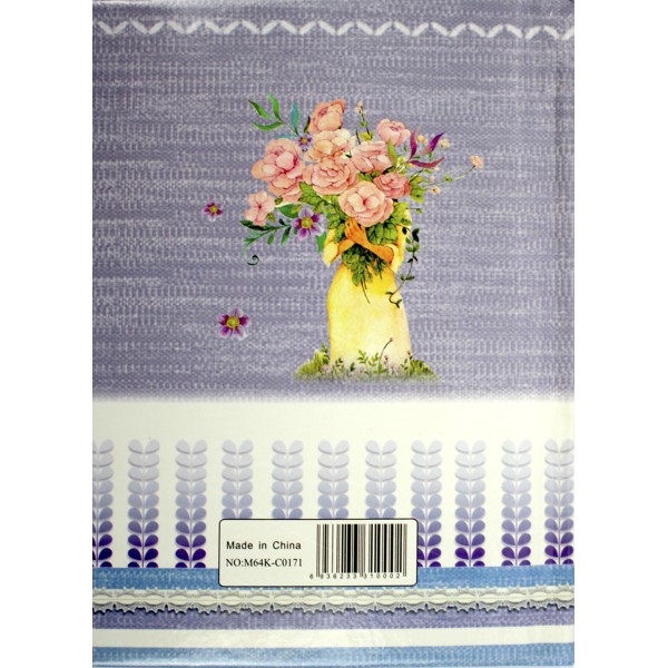 Блокнот на замку В6 48арк. "Квіти" в кор-ці №YH64K-B0248(60)(120)