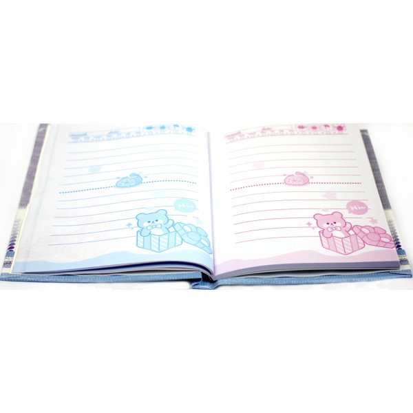 Блокнот на замку В6 48арк. "Квіти" в кор-ці №YH64K-B0248(60)(120)