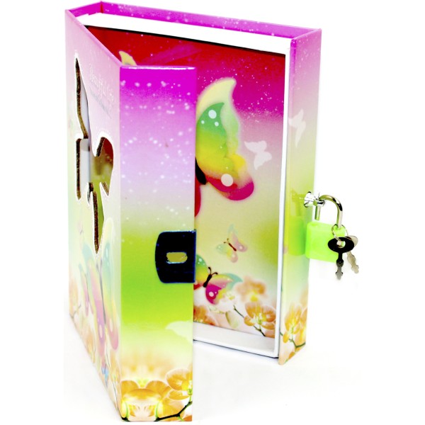 Блокнот на замку В6 48арк. "Метелик" в кор-ці №YH64K-B0219(60)(120)