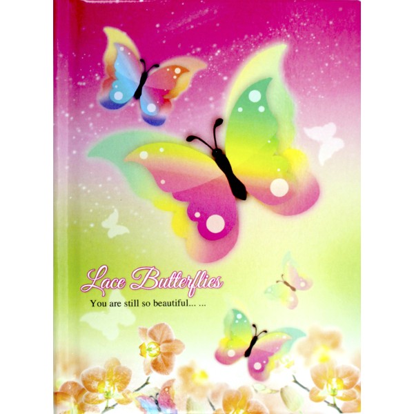 Блокнот на замку В6 48арк. "Метелик" в кор-ці №YH64K-B0219(60)(120)