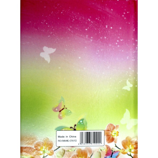 Блокнот на замку В6 48арк. "Метелик" в кор-ці №YH64K-B0219(60)(120)