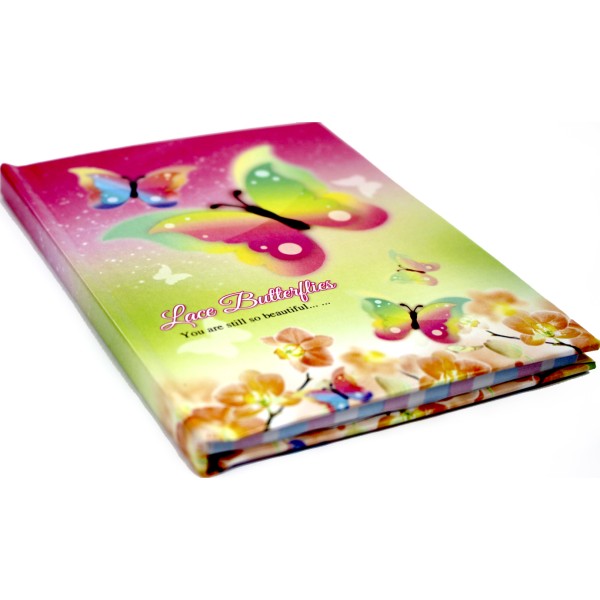 Блокнот на замку В6 48арк. "Метелик" в кор-ці №YH64K-B0219(60)(120)