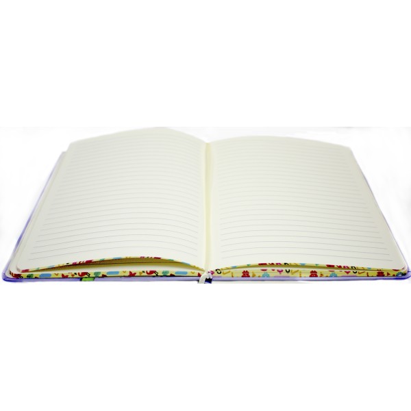 Блокнот А5 80арк. лін. "Flowers" об'ємний,на гумці №JZ85003(16)