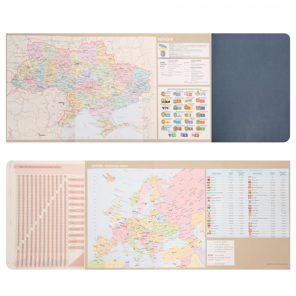 Щоден. А5 "Leo Planner" дат2026 184арк. Urban м'яка. обкл., сірий №252692