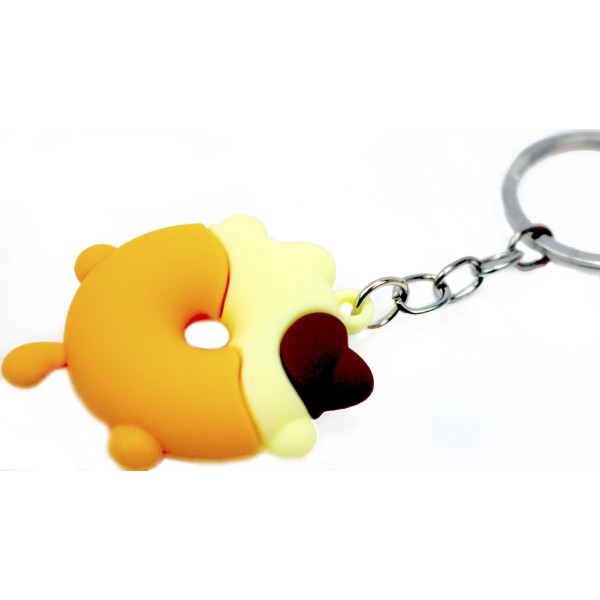 Брелок гумовий "Кекс зоо" зі стрічкою №3225(12)