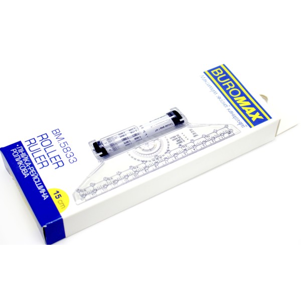 Рейсшина 15см роликова №BM.5833/Buromax/(20)