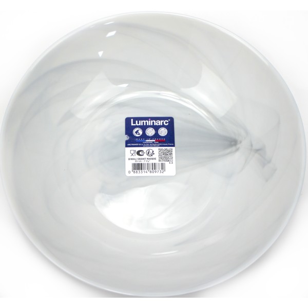  Тарілка супова керамічна Luminarc Diwali. Marble Granit 20 см (6) (24) №P9835/9732