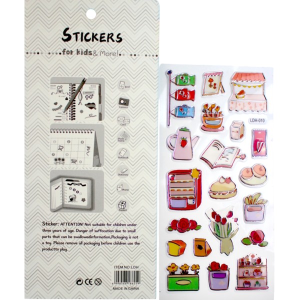 Наліпки мікс №LDH/RS-0203(20)