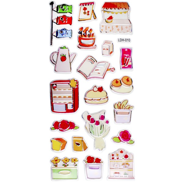 Наліпки мікс №LDH/RS-0203(20)