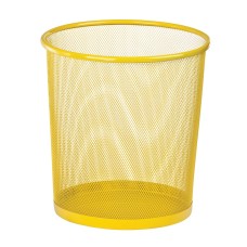 Корзина для паперу Zibi ZB.3126-08 кругла металева жовта