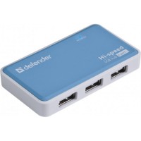 Концентратор (Hub) Defender Quadro Power 4 порта USB2.0 №83503