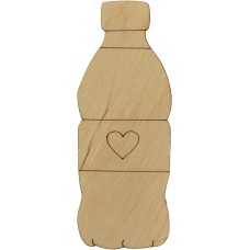 Бутылка воды 10х4 см фанера (5)