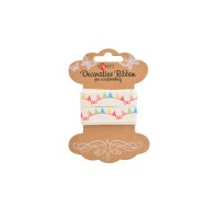 Бавовняна стрічка з малюнком Святковий настрій 2 м 741326