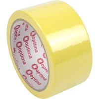 Стрічка клейка малярна Optima 48 ммх27 м жовта (1) O45342