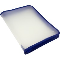 Папка на блискавці пластикова Economix A4 синя (30) E31644-02