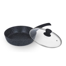 Сковорода алюминиевая антипригарное покрытие Ringel Koriander 26 см с крышкой (6) RG-1107-26/14821