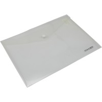 Папка-конверт Economix B5+ прозора на кнопці (12) (180) E31302-00 