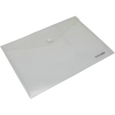 Папка Economix B5+ прозрачная на кнопке (12) (180) E31302-00