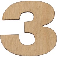 Заготовка фанера літера українська З 3 см (5)