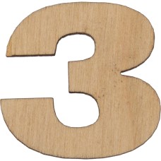 Заготовка фанера літера українська З 3 см (5)