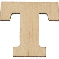Заготовка фанера літера українська Т 3 см (5)
