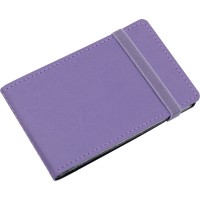 Візитниця на 20 візиток Optima Vivella кишенькова на резинці бузкова O51615-12 