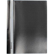 Папка-швидкозш. "Economix Light" №E38503-01 А4 з прозор.верхом,без перфор.,апельс.,глянц.,чорна(10)(300)