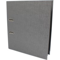 Папка-регистратор А4 Axent 7,5 см Prestige+ двусторонняя серебристая собранная (1) (25) 1722-34С-А