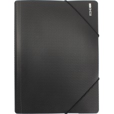 Папка на резинці для документів Economix А4 пластикова чорна (1) (24) E31601-01 