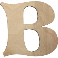 Заготовка фанера літера англійська B h10см (5)