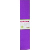 Бумага-гофра 5 55% 26,4г/м2 1 Вересня 2мх50см сиреневая (10) (200) 701525