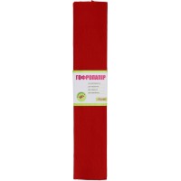 Папір-гофра 5 55% 26,4г/м2 2мх50см 701519 червоний