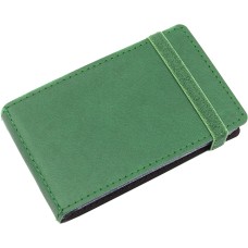 Візитниця на 20 візиток Optima Vivella кишенькова на резинці зелена O51615-04