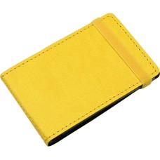 Візитниця на 20 візиток Optima Vivella кишенькова на резинці жовта O51615-05 