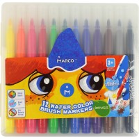 Фломастери-пензлики Marco 12 кольорів (6) (72) 1633-12PB