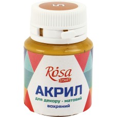 Акрил для декору Rosa Start 20мл матовий вохряний 20005/9078
