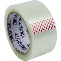 Лента клейкая пакувальная Contur 48ммх75мх45мкм прозрачная (пыле, влаго, морозостойкая) (6) (36)