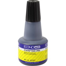 Штемпельна фарба Economix чорна (12) E42201-01